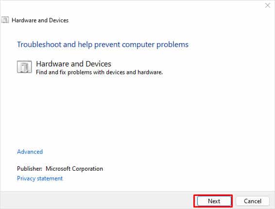 run hardware troubleshoot logitech mouse not working