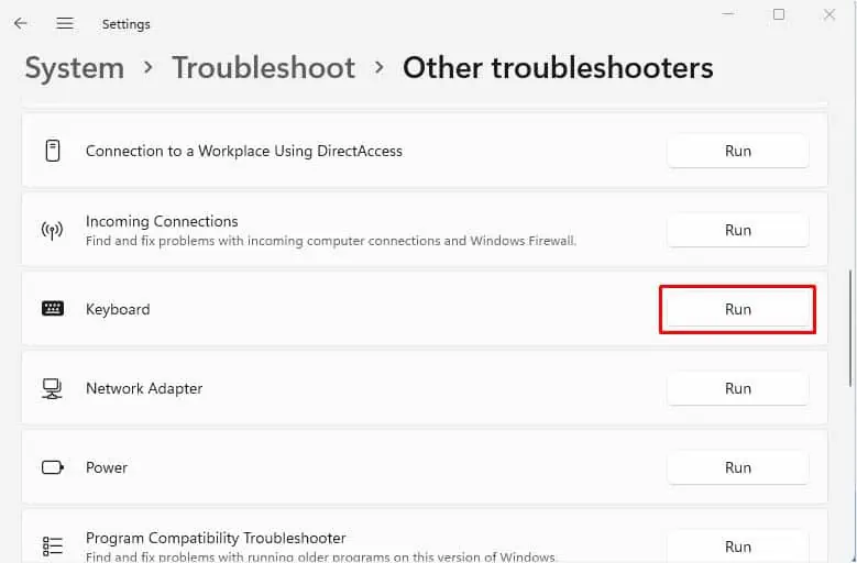 run-keyboard-troubleshooter