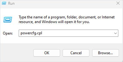 run power cfg logitech mouse not working