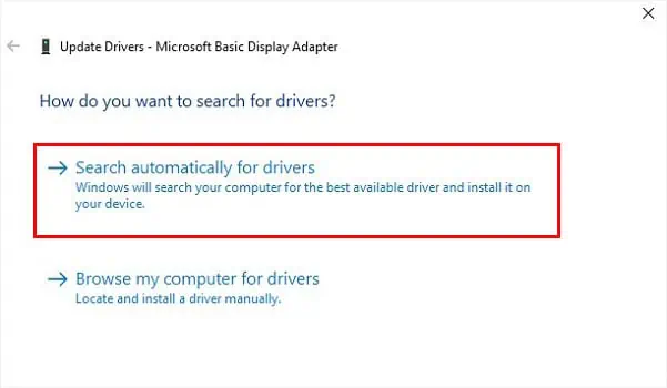 Amber or Orange Light Blinking on Dell Laptop? 16 Ways to Fix It 22 search-automatically-for-drivers-in-safe-mode