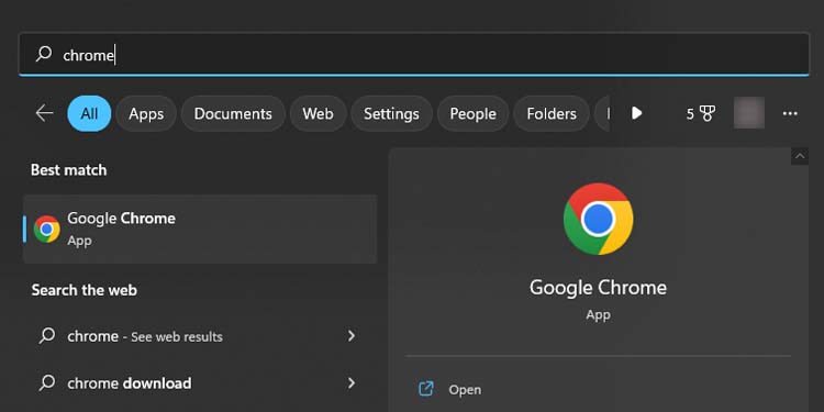 4 Ways to Open EXE File 3 search chrome in search