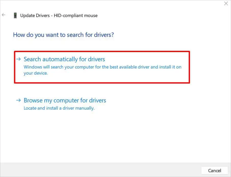 Why is My Mouse Not Working? 20 Ways to Fix It 61 search-for-mouse-drivers