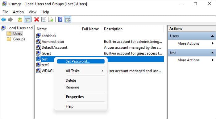 set-password-local-users-and-groups
