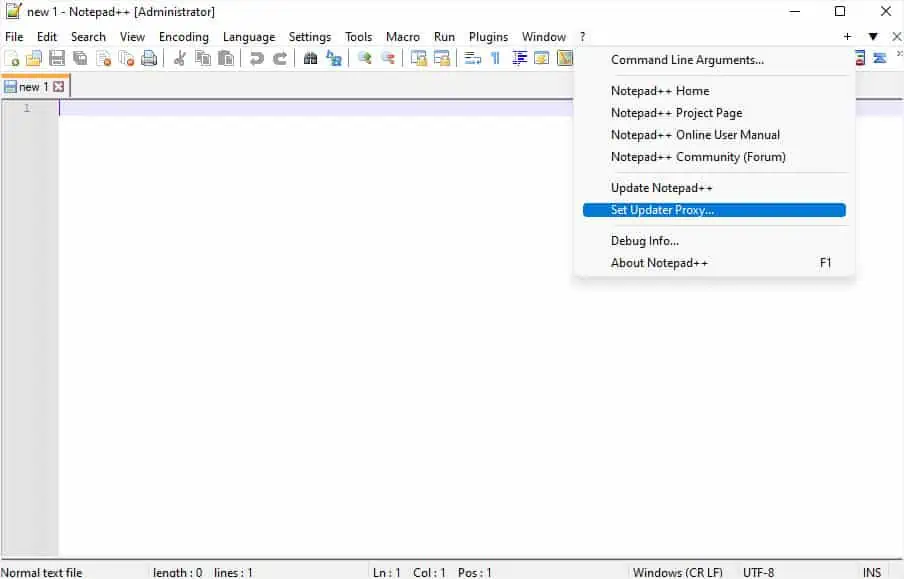 Notepad++ Plugins Not Installing? 5 Proven Ways to Fix It 27 set-updater-proxy