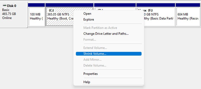 shrink-volume-partition