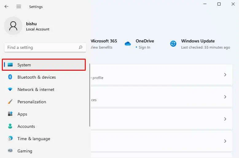 system-in-settings