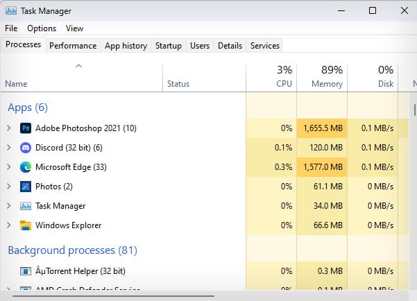task manager
