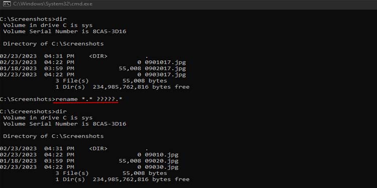 How to Rename File on Command Prompt 10 trim filenames from cmd