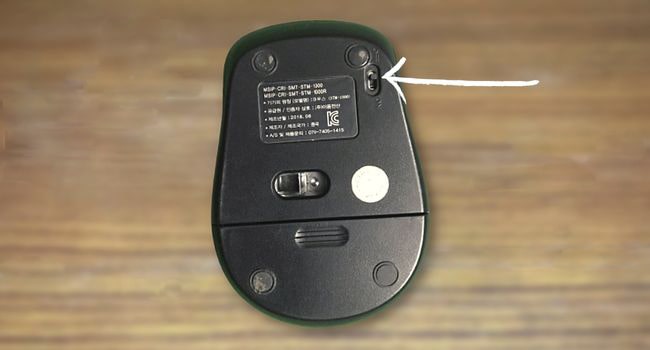 turn off wireless mouse