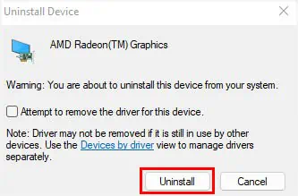 External Monitor Not Waking Up After Sleep? 7 Ways to Fix It 15 uninstall-button