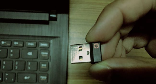unplug the USB dongle