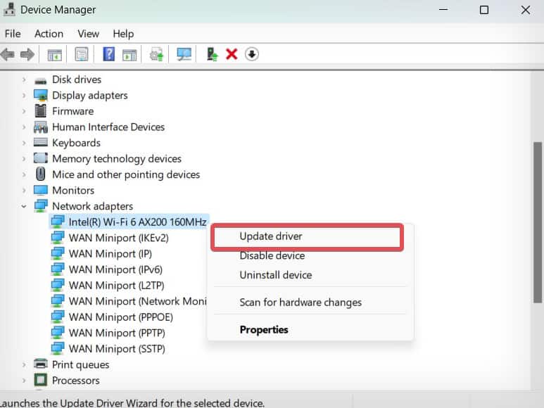update driver