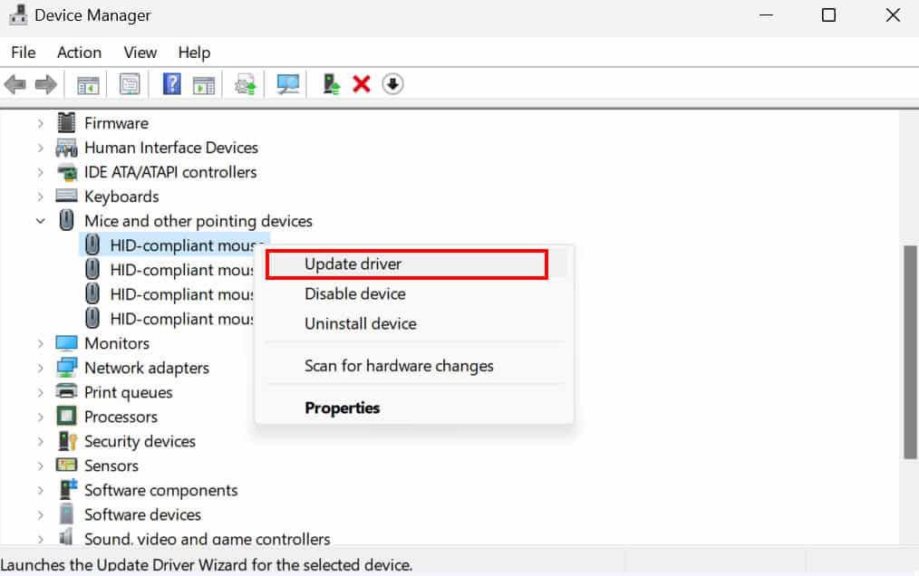 update driver mouse