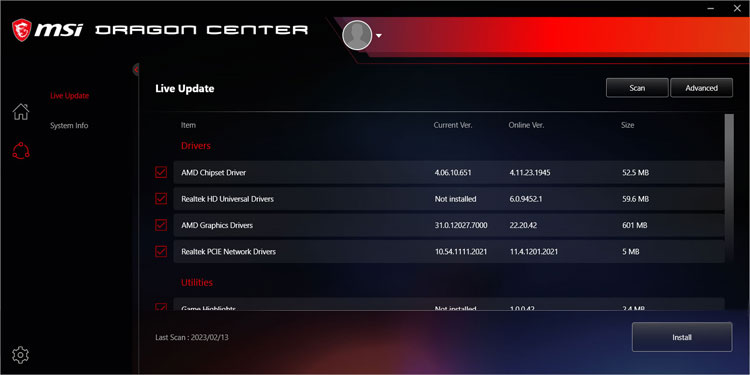 How to Update Mouse Driver? 4 Simple Ways 3 update-driver-support-software-msi-dragon-center
