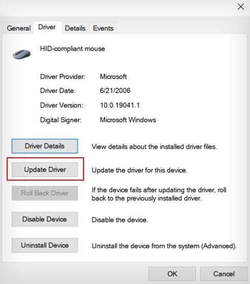 update-mouse-driver