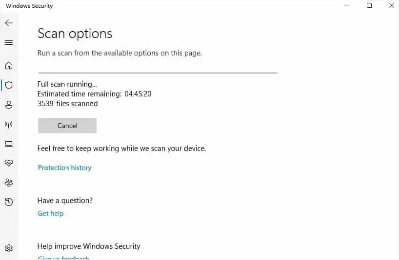 Fix: File Not Found Error in Windows 14 wait-for-full-scan-to-complete