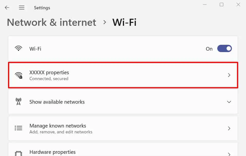 wifi-properties