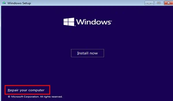 Amber or Orange Light Blinking on Dell Laptop? 16 Ways to Fix It 13 windows-setup-repair-your-computer