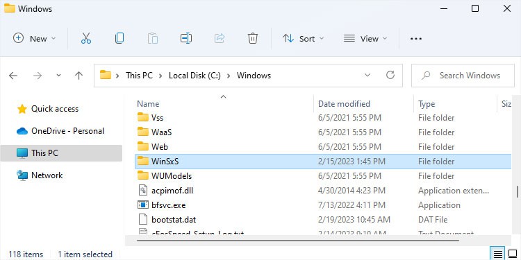 winsxs-windows-folder