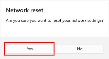 Network Adapter Not Working? 14 Ways to Fix It 54 yes-to-network-reset