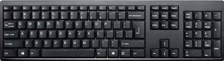 Full-size-100%-keyboard
