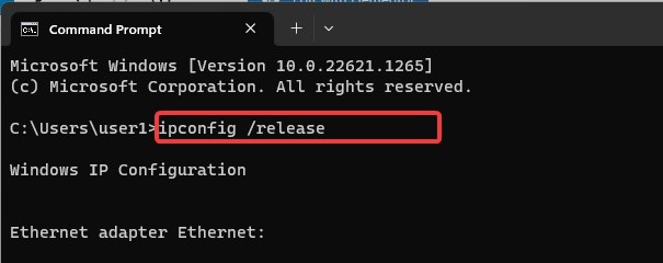 Ip release