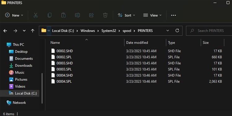 What Does Spooling Mean on Printer? 2 SHD AND SPL file in spooler cache