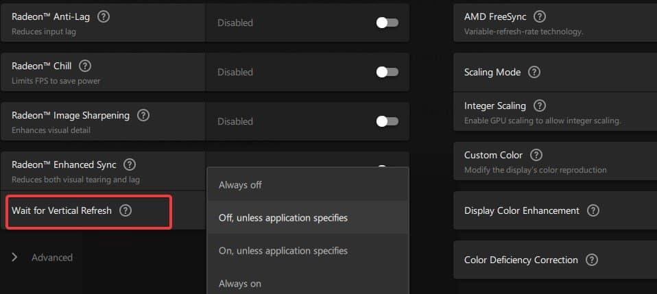 9 Ways to Fix Keyboard Input Lag 15 Vsync settings for AMD integrated graphics