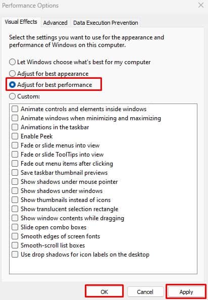 adjust pc for best performance logitech mouse lag