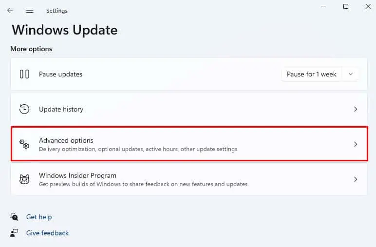 How to Update Sound Drivers on Windows 17 advanced-options-in-windows-update