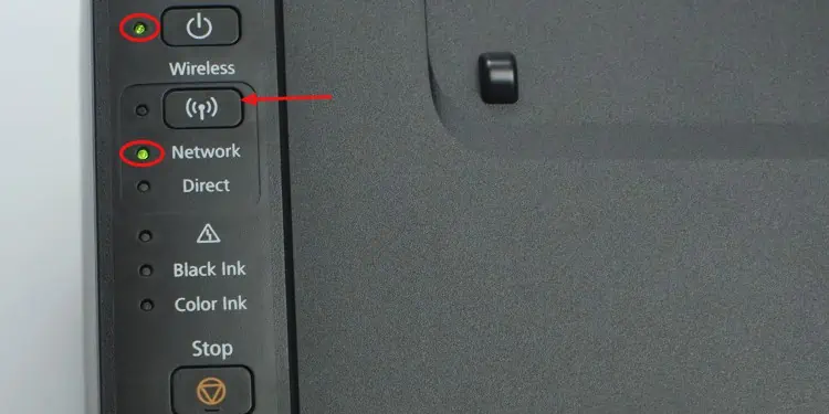 How to Connect Canon Printer to Wi-Fi 25 all-light-off-except-power-and-network