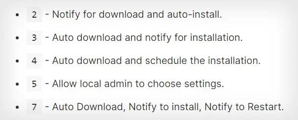 How to Turn Off Automatic Updates on Windows 16 auoptions-registry-entry-input-values