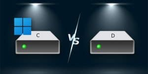 c drive vs d drive