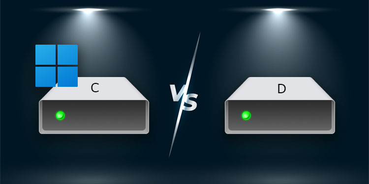 c drive vs d drive