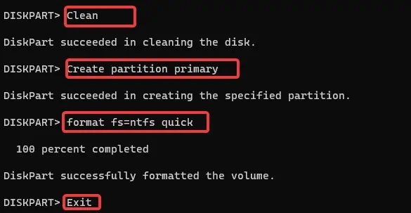 How to Format an SSD 15 clean-command