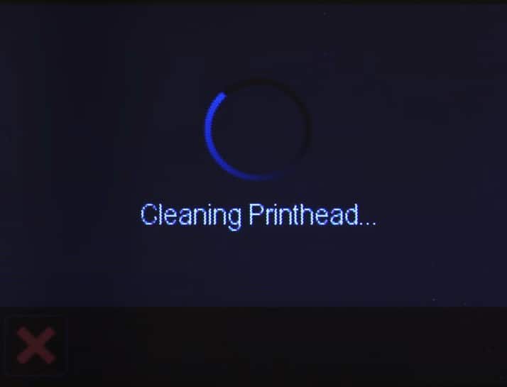 cleaning-printhead-on-touch-printer