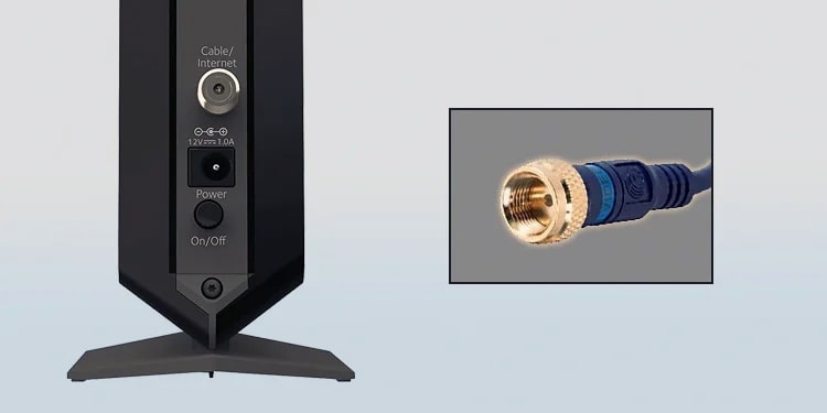 Why Does My Internet Keep Dropping? 10 Ways to Fix It 1 coax modem connector port