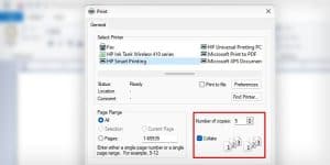 What Does Collate Mean On A Printer?