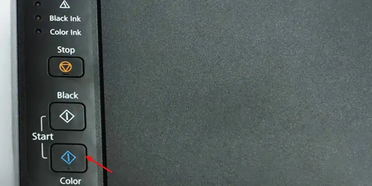 How to Connect Canon Printer to Wi-Fi 24 color-button-on-printer