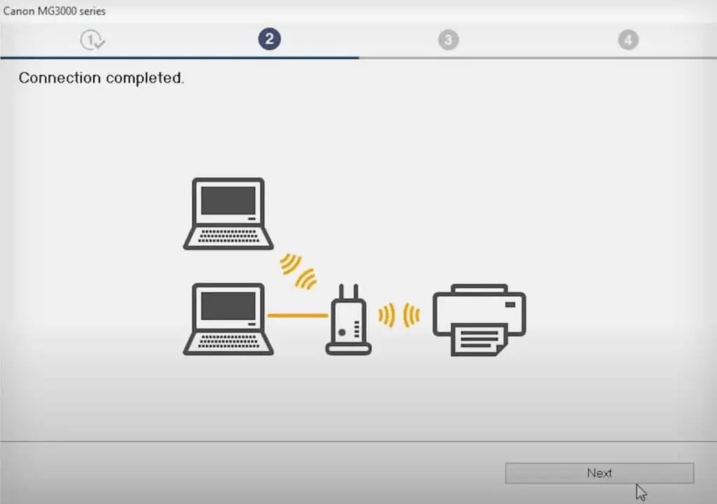 How to Connect Canon Printer to Wi-Fi 33 connection-complete-message-during-setup-1024x720