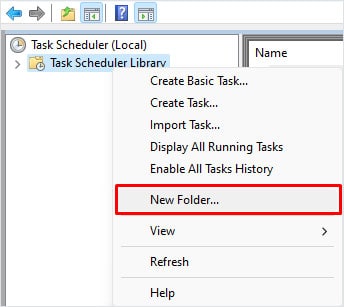create new reboot folder