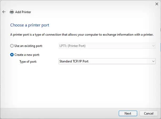 How to Add a Printer in Windows 23 create-standard-tcp-ip-port