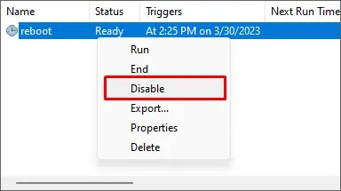 How to Create a Reboot Scheduled Task in Windows 16 disable-reboot-task-windows