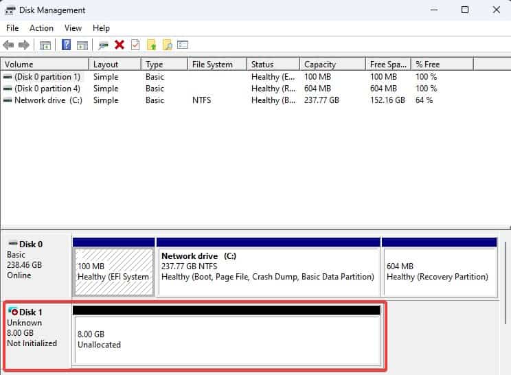 disk management