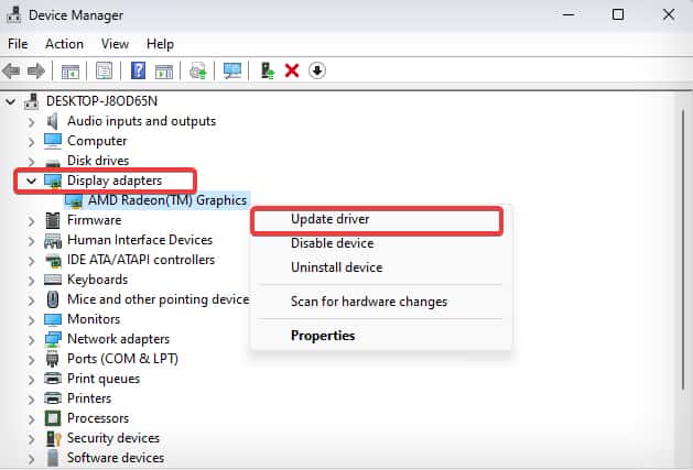 display adapter drivers