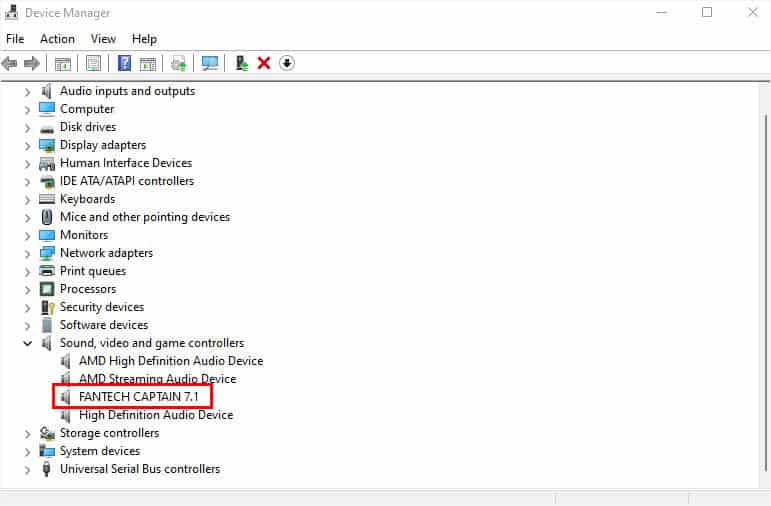 double click on your audio device driver