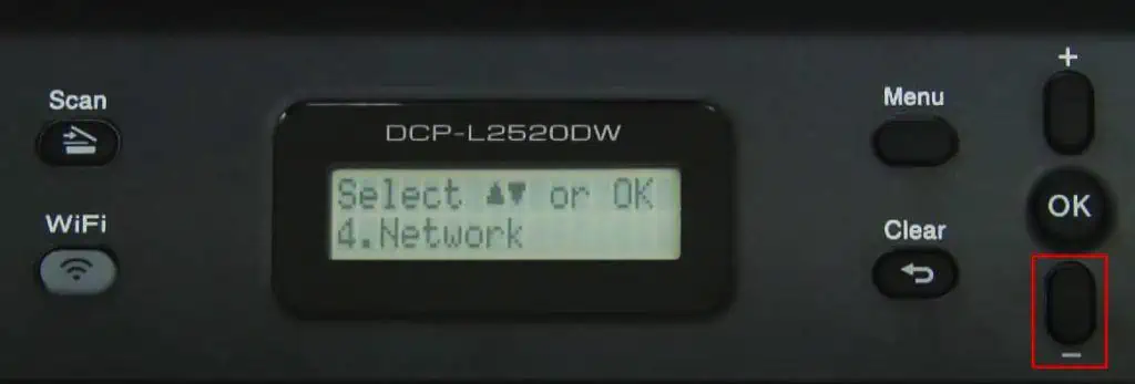 down-button-on-printer-to-go-to-network-1024x347