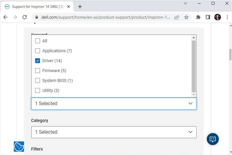 download type driver
