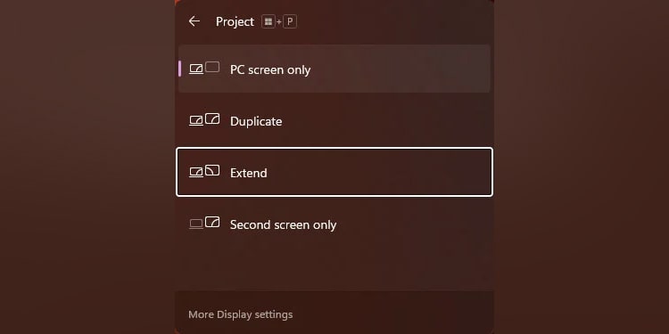 7 Ways to Fix “No Signal” in BenQ Monitor 6 duplicate-or-extend