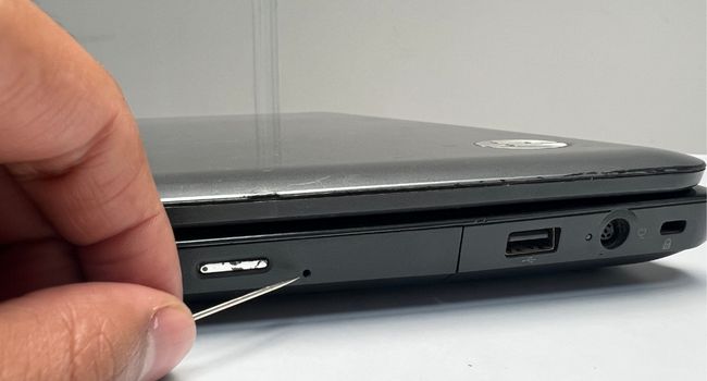 dvd drive emergency ejection button